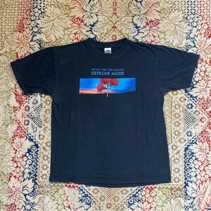 Vintage Y2K Depeche Mode Music for the Masses T-shirt Tee Cygnus Tag L  Large